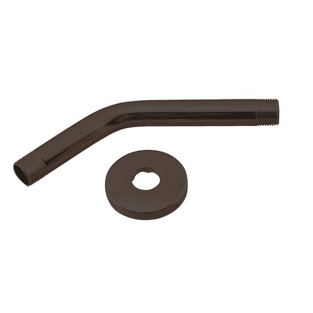 WESTBRASS 1/2" IPS x 8" Shower Arm in Oil Rubbed Bronze D301-1-12